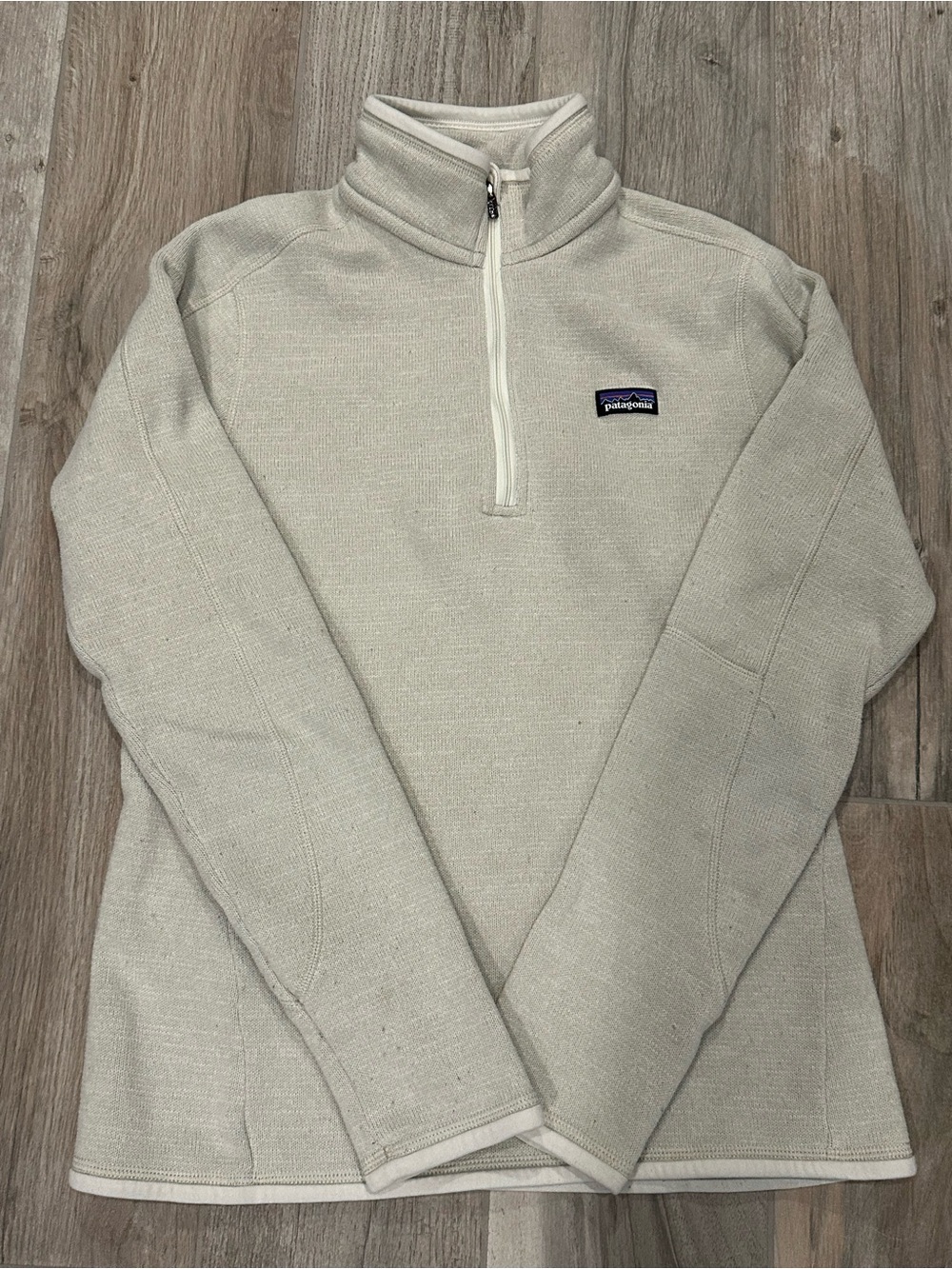 Patagonia Cream Half-Zip Pullover